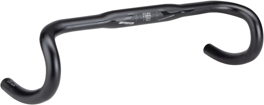 FSA (Full Speed Ahead) Gossamer Compact Drop Handlebar - Aluminum, 31.8mm, 44cm, Black