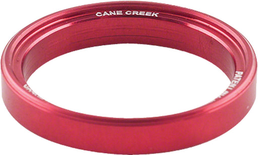 Cane Creek 110-Series Interlok spacer, 1-1/8" x 5mm - red