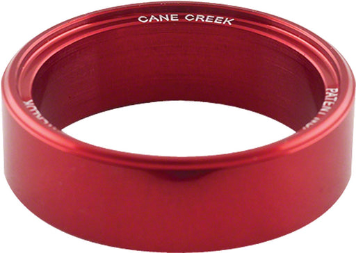 Cane Creek 110-Series Interlok spacer, 1-1/8" x 10mm - red
