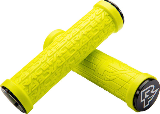 Race Face Grippler Grips - Yellow, Lock-On, 33mm