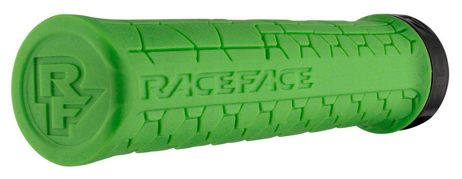 Race Face Getta Grip Lock-On Grips, (30mm) Green/Black