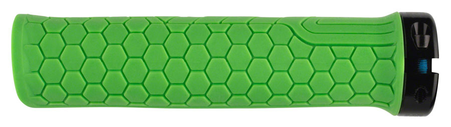 Race Face Getta Grip Lock-On Grips, (33mm) Green/Black