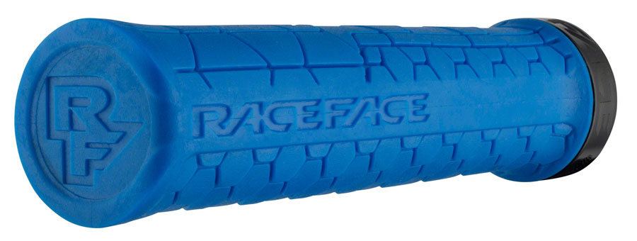 Race Face Getta Grip Lock-On Grips, (30mm) Blue/Black