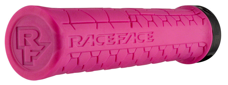 Race Face Getta Grip Lock-On Grips, (33mm) Magenta/Black