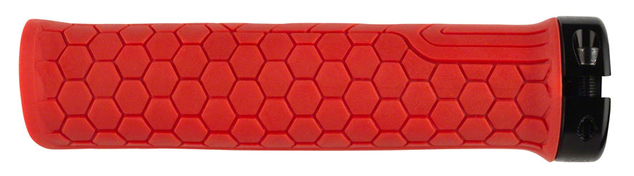 Race Face Getta Grip Lock-On Grips, (30mm) Red/Black