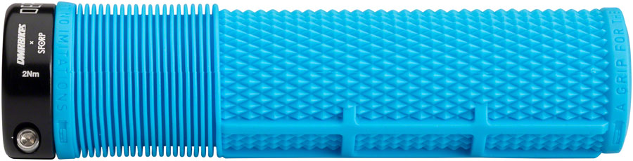 DMR Brendog Flangeless DeathGrip Pair, thick - blue