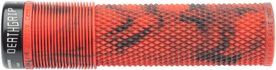 DMR Brendog Flangeless DeathGrip Pair, Thick - Marble Red