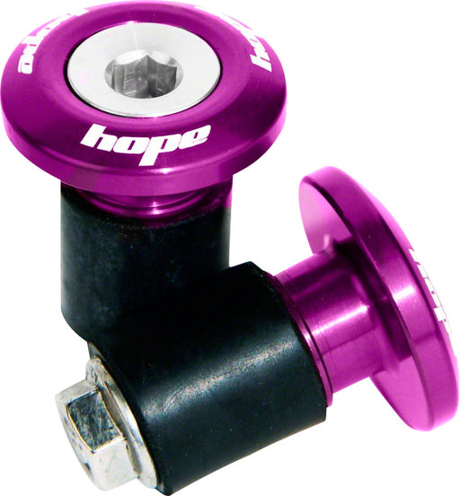 Hope Grip Doctor Bar End Plugs, Purple