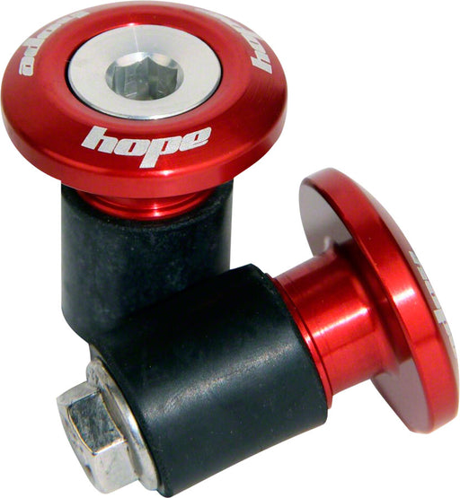 Hope Grip Doctor Bar-End Plugs, Red Pr