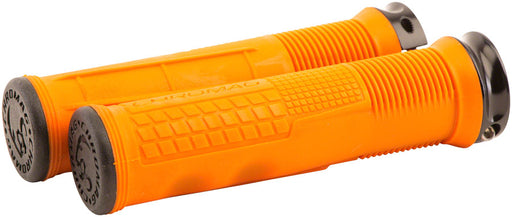 Chromag Format Grips - Orange, Lock-On