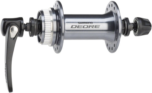 Shimano Deore HB-M6000 Front Hub - QR x 100mm, Center-Lock, Silver, 32h