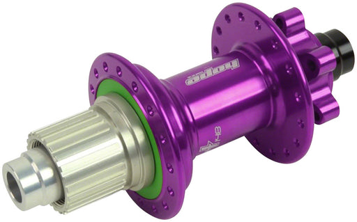 Hope Pro 4 Rear Hub - 12 x 148mm, 6-Bolt, Microspline, Purple, 32H