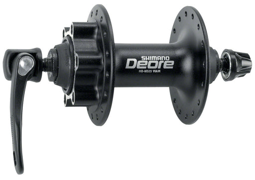 Shimano Deore HB-M525A Front Hub - QR x 100mm 6-Bolt Black 32h