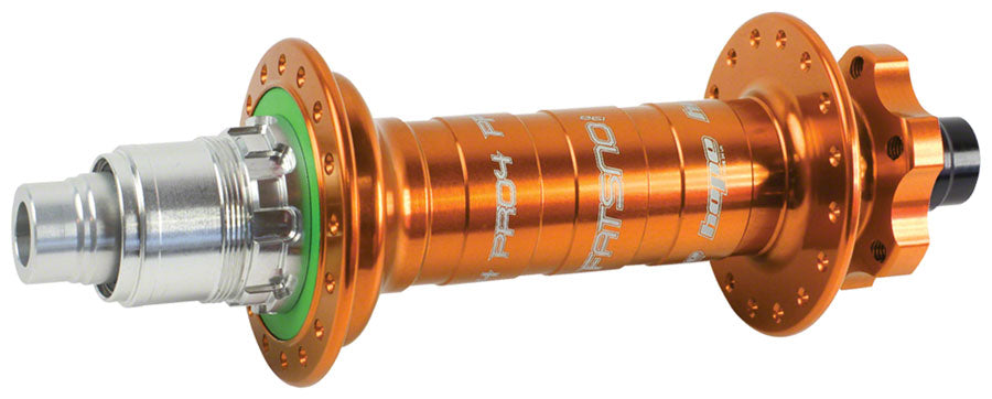 Hope Fatsno Pro 4 Rear Hub - 12 x 197mm, 6-Bolt, XD, Orange, 32H