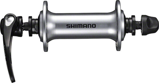 Shimano HB-RS400 Front Hub - QR x 100mm, Rim Brake, Silver, 32h