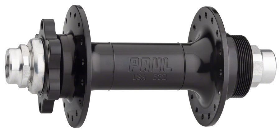 Paul Component Engineering Disk WORD Rear Hub - 12 x 148mm, 6-Bolt,  Threaded, Black, 32H