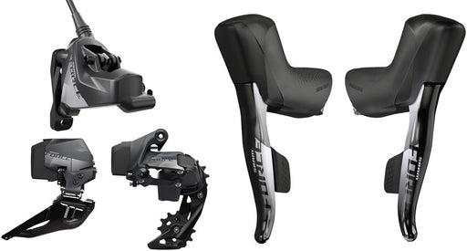 SRAM Force eTap AXS Electronic Road Groupset - 2x12-Speed, HRD Brake/Shift Levers, Flat Mount Disc, Front/Rear Derailleurs, CenterLock