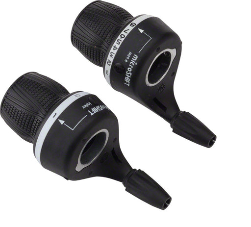 microSHIFT MS25 Twist Shifter Set, 8-Speed, Triple, Compatible with Shimano Compatible