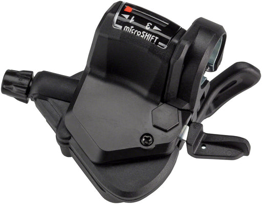 microSHIFT Mezzo Left Thumb-Tap Shifter, Triple, Optical Gear Indicator, Compatible with Shimano Compatible