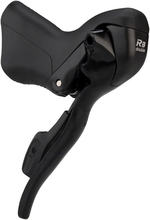 microSHIFT R8 Left Drop Bar Shift Lever, Double, Compatible with Shimano Compatible
