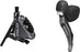 Shimano GRX ST-RX810 2 x 11-Speed Left Drop-Bar Shifter/Hydraulic Brake Lever with BR-RX810 Flat Mount Caliper, 1000mm Hose