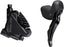 Shimano GRX ST-RX400/BR-RX400 Hydraulic Disc Brake and Brake/Shift Lever - Right, 10-Speed, Flat Mount, Finned Resin Pads, Black