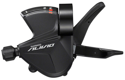 Shimano Alivio SL-M3100-L Shifter - Left, 3-Speed, RapidFire Plus, Optical Gear Display