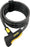 OnGuard Doberman Cable Lock with Key: 6' x 10mm, Gray/Black/Yellow