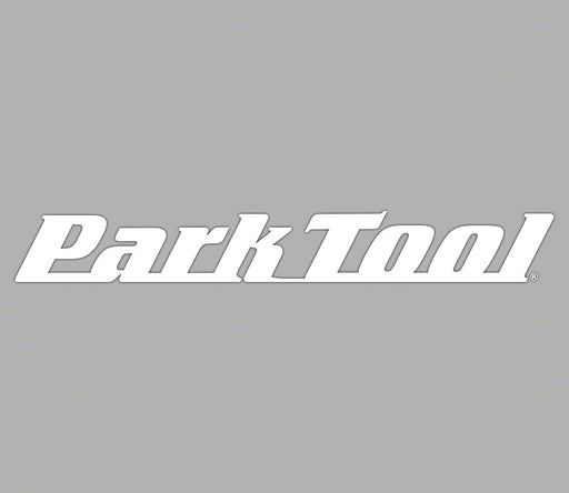 Park Tool DL-36W Horizontal Logo Decal, White