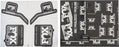 Fox Heritage Decal Kit for Forks and Shocks Silver 803-01-111