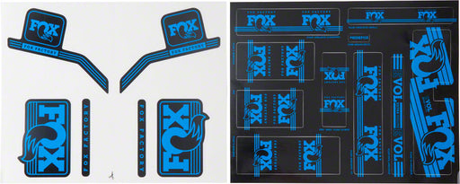 Fox Heritage Decal Kit for Forks and Shocks Blue 803-01-113