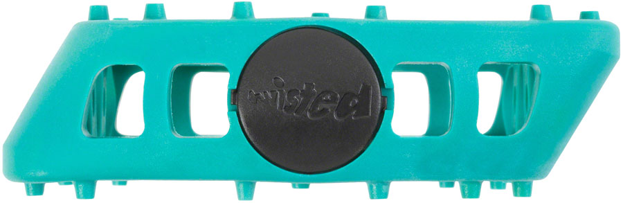 Odyssey Twisted PC Pedals - Platform, Composite/Plastic, 9/16", Billiard Green