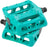 Odyssey Twisted PC Pedals - Platform, Composite/Plastic, 9/16", Billiard Green