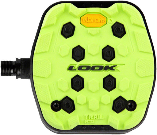 LOOK Geo Trail Grip Pedals - Platform, 9/16", Lime