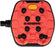 LOOK Geo Trail Grip Pedals - Platform, 9/16", Red