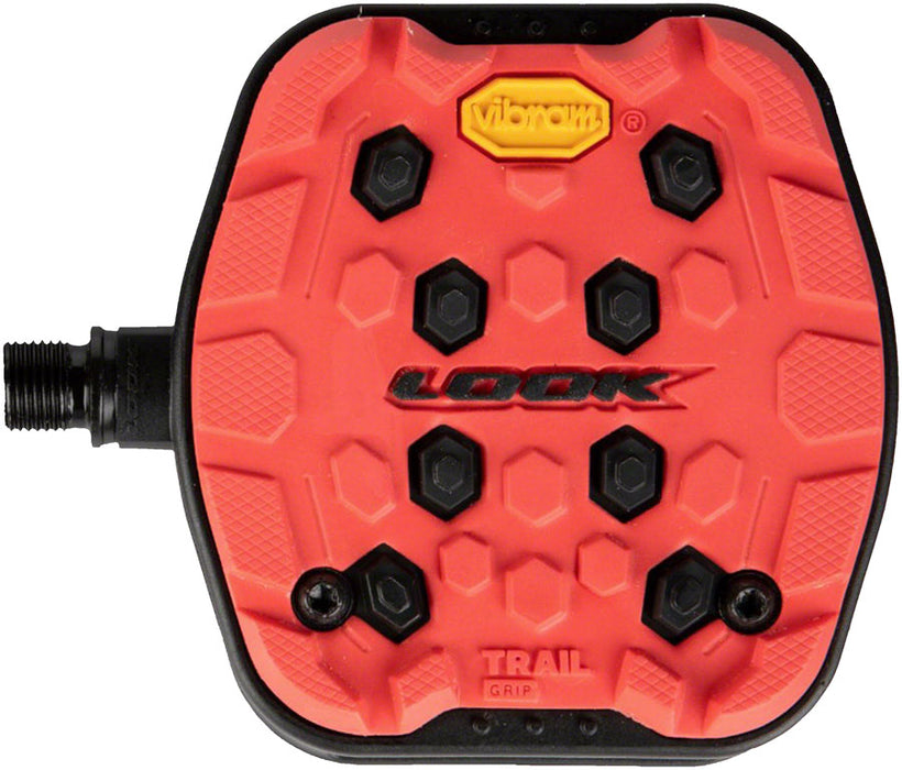 LOOK Geo Trail Grip Pedals - Platform, 9/16", Red