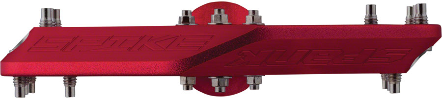 Spank Spike Pedals, Red