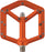Spank Spike Pedals, Orange