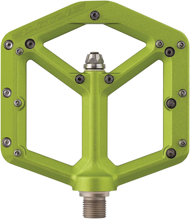 Spank Spike Pedals, Green