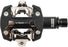 LOOK X-TRACK RACE Pedals - Dual Sided Clipless, Chromoly, 9/16", Black