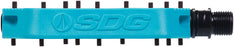SDG Comp Pedals - Platform, Composite , 9/16" , Turquoise