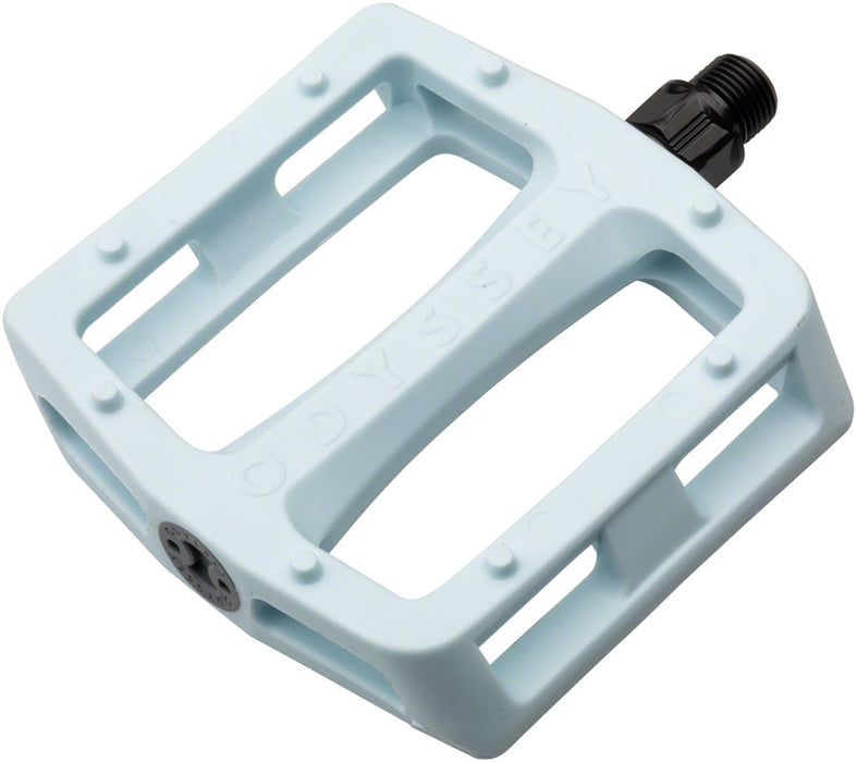 Odyssey Grandstand V2 PC Pedals - Platform, Composite/Plastic, 9/16", Sky Blue