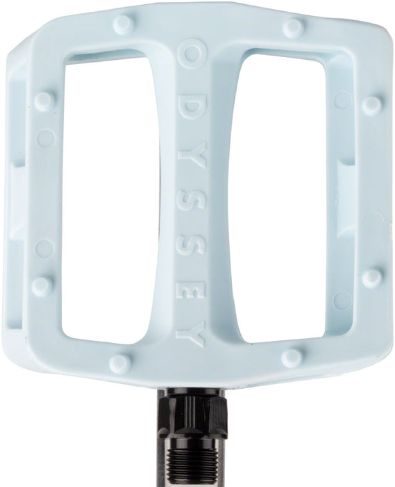 Odyssey Grandstand V2 PC Pedals - Platform, Composite/Plastic, 9/16", Sky Blue