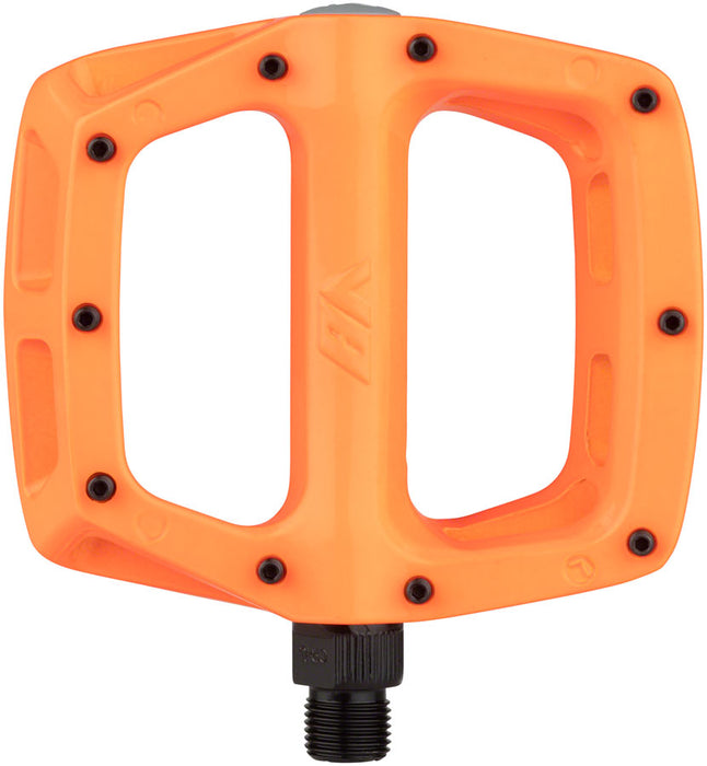 DMR V8 Pedal - Platform, Aluminum, 9/16", Highlighter Orange