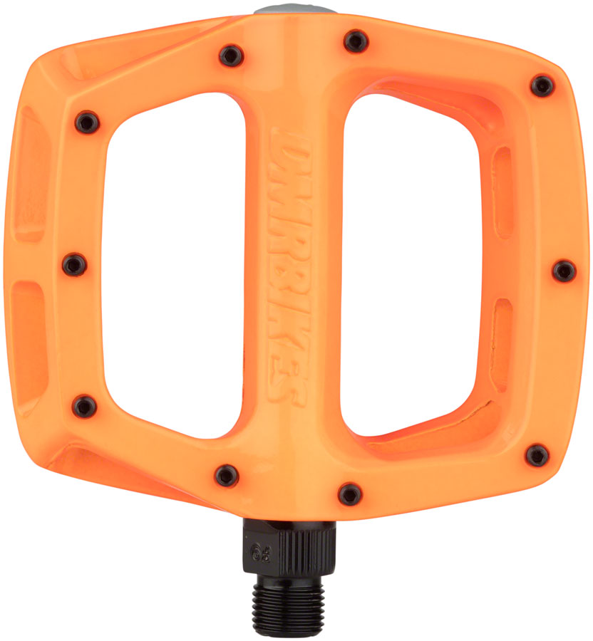 DMR V8 Pedal - Platform, Aluminum, 9/16", Highlighter Orange