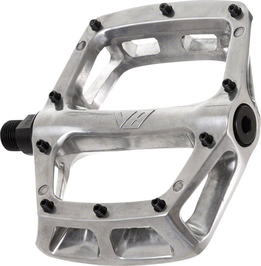 DMR V8 Pedals - Platform, Aluminum, 9/16", Polished Silver