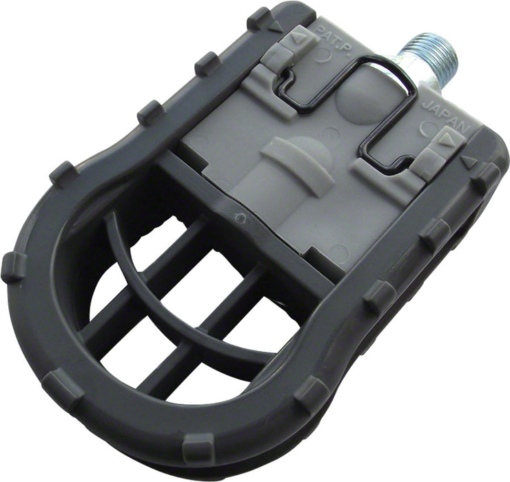 MKS FD-5 Pedals - Folding , Plastic, 9/16", Gray