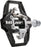 HT T1 Enduro Race Pedals - Dual Sided Clipless with Platform, Aluminum, 9/16", Black