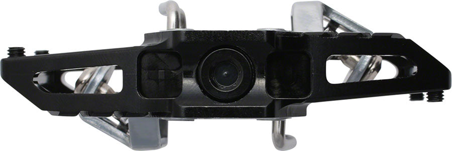 HT T1 Enduro Race Pedals - Dual Sided Clipless with Platform, Aluminum, 9/16", Black