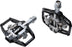 HT Pedals T1-SX clipless platform pedals, CrMo spindle - black